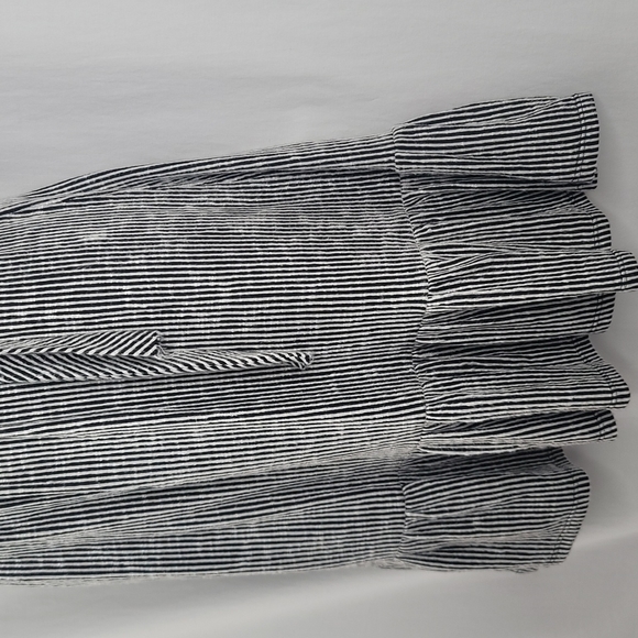 Caution to the Wind stripe black and white dress sz Small - Picture 3 of 11